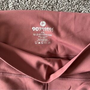 90 Degree By Reflex Mauve Leggings XXL